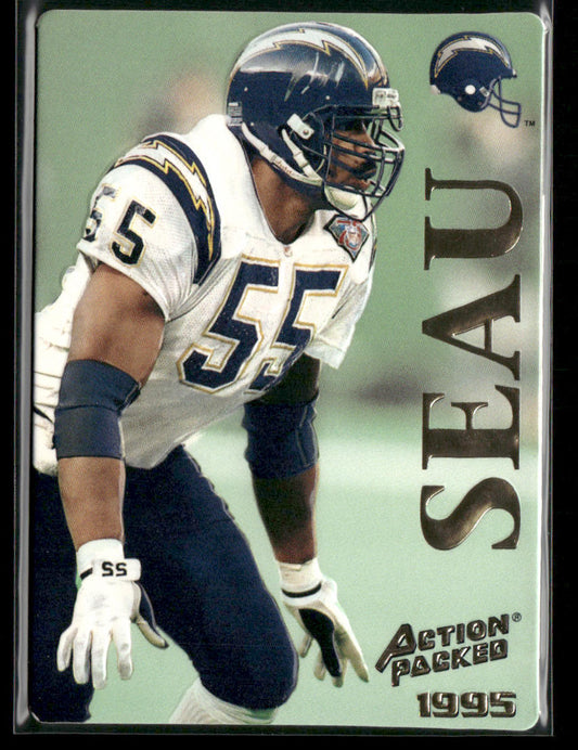 Junior Seau 1995 Action Packed #79 San Diego Chargers