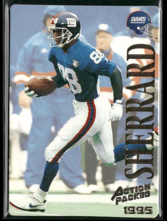 Mike Sherrard 1995 Action Packed #77 New York Giants