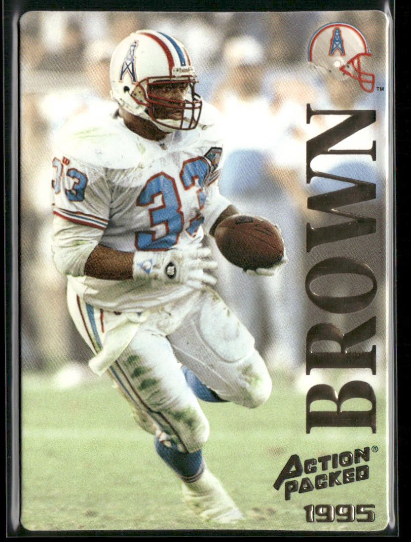 Gary Brown 1995 Action Packed #71 Houston Oilers