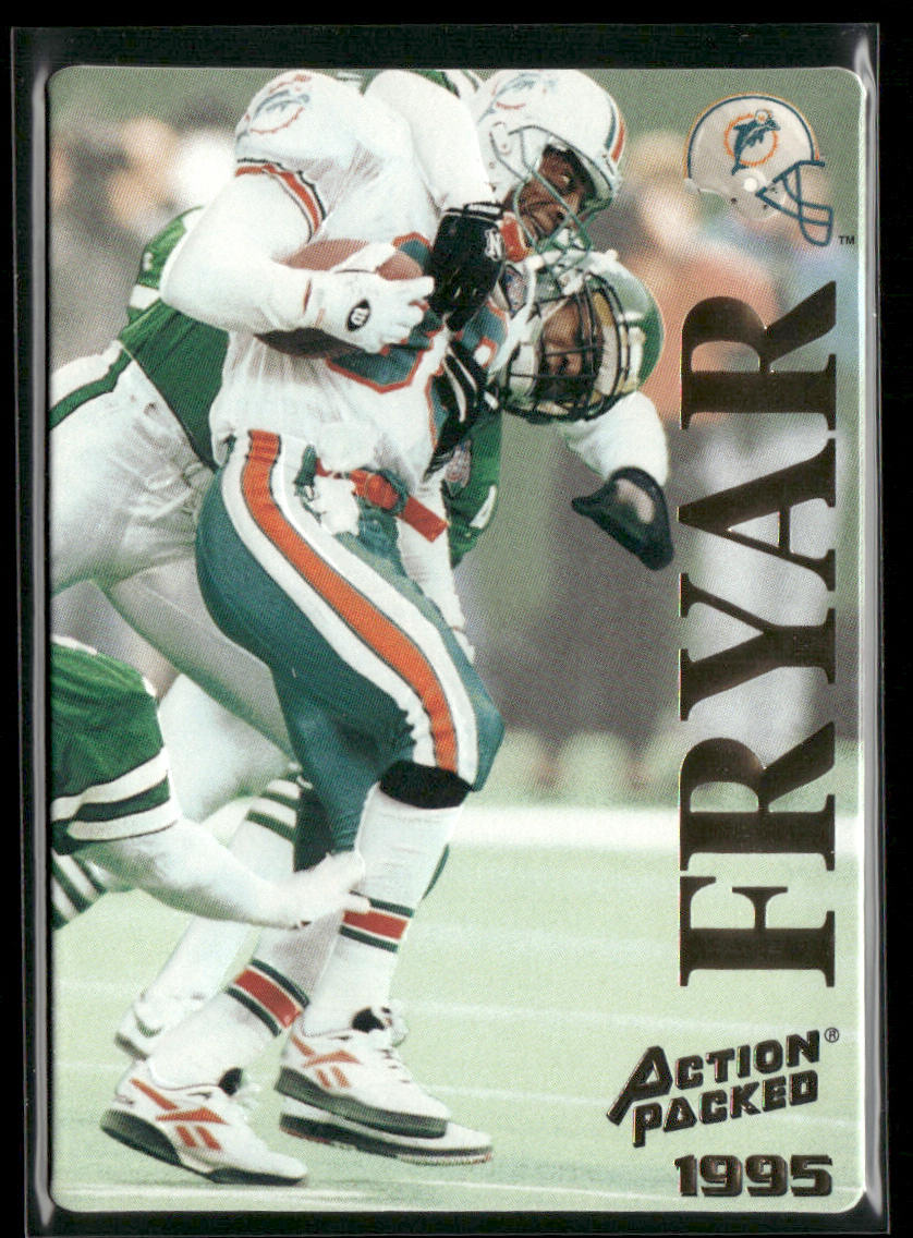 Irving Fryar 1995 Action Packed #70 Miami Dolphins