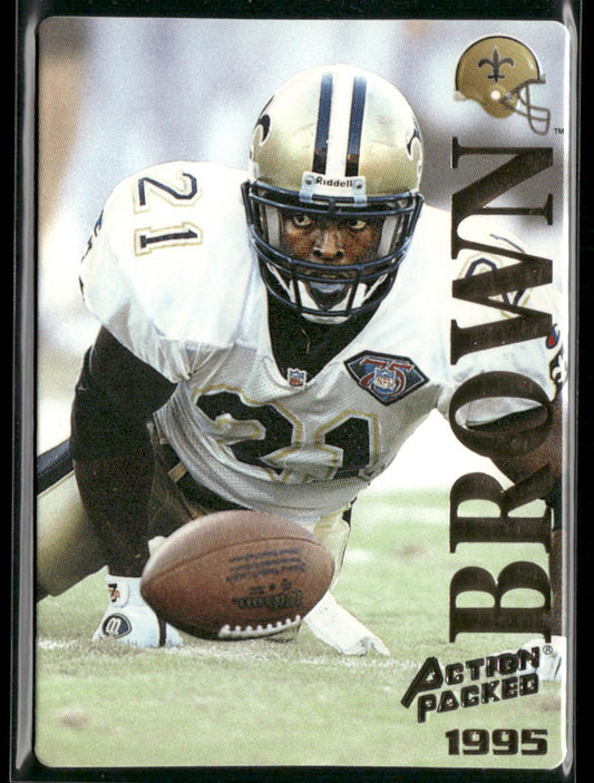 Derek Brown 1995 Action Packed #101 New Orleans Saints