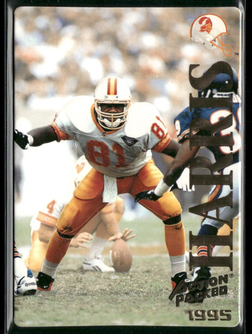 Jackie Harris 1995 Action Packed #96 Tampa Bay Buccaneers