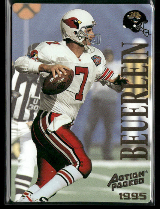 Steve Beuerlein 1995 Action Packed #90 Jacksonville Jaguars