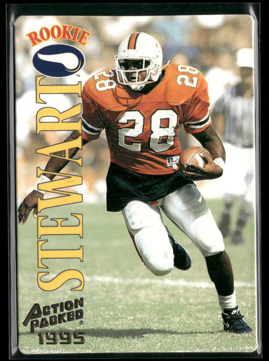 James Stewart 1995 Action Packed #119 RC Minnesota Vikings