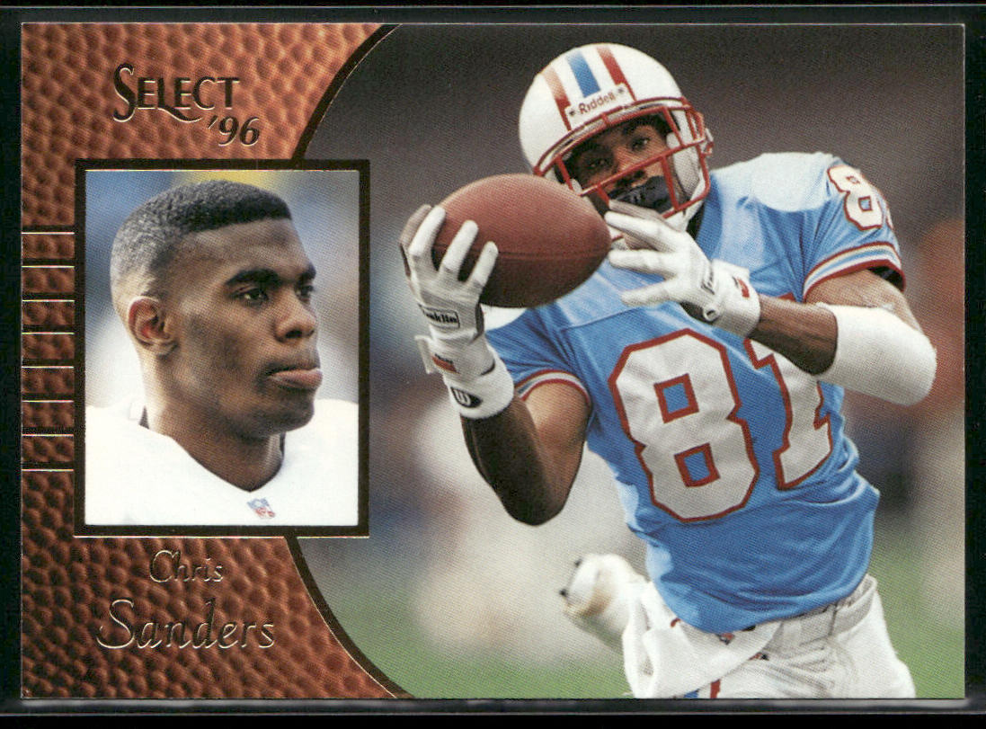 Chris Sanders 1996 Select #14 Houston Oilers