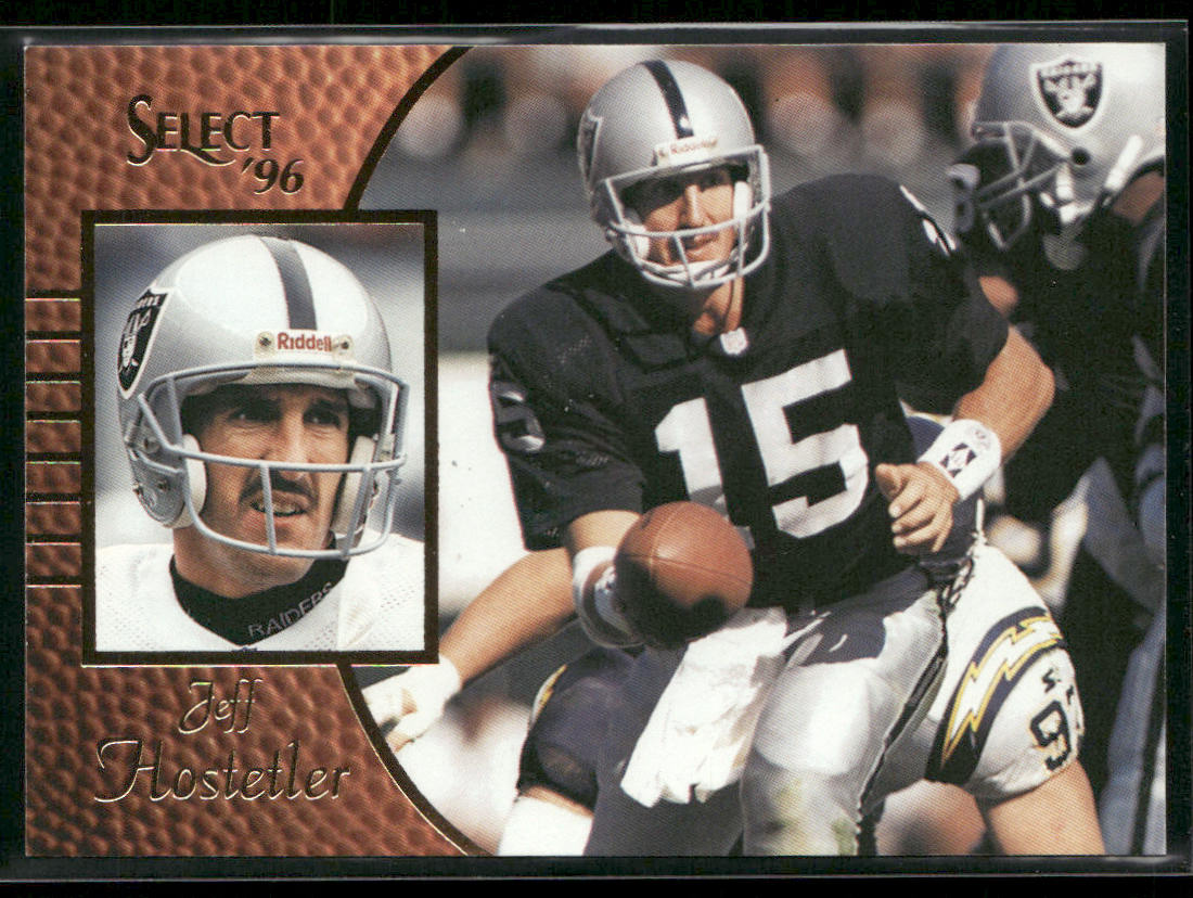 Jeff Hostetler 1996 Select #18 Oakland Raiders