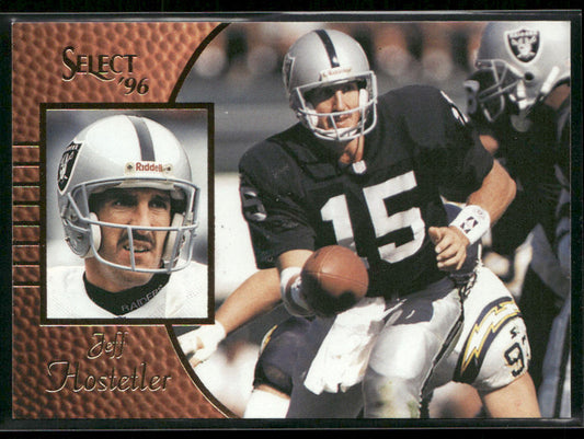 Jeff Hostetler 1996 Select #18 Oakland Raiders