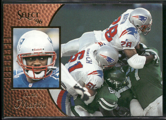 Curtis Martin 1996 Select #20 New England Patriots