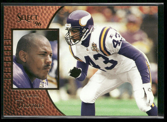 Orlando Thomas 1996 Select #23 Minnesota Vikings