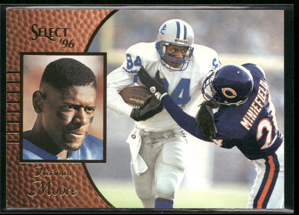 Herman Moore 1996 Select #28 Detroit Lions