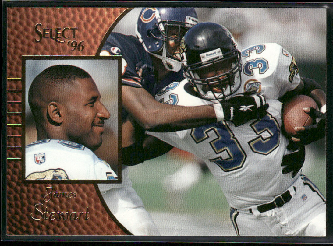 James Stewart 1996 Select #53 Jacksonville Jaguars