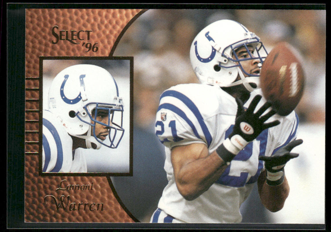 Lamont Warren 1996 Select #56 Indianapolis Colts