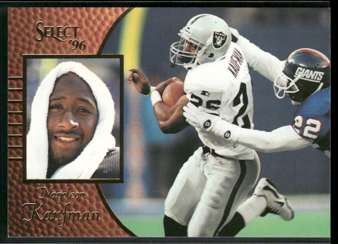 Napoleon Kaufman 1996 Select #57 Oakland Raiders