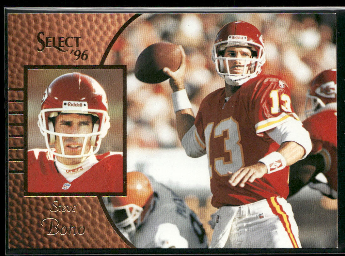 Steve Bono 1996 Select #80 Kansas City Chiefs
