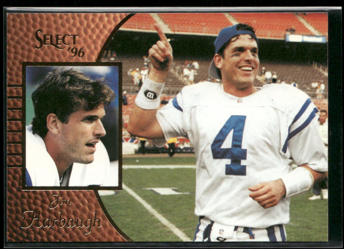 Jim Harbaugh 1996 Select #86 Indianapolis Colts