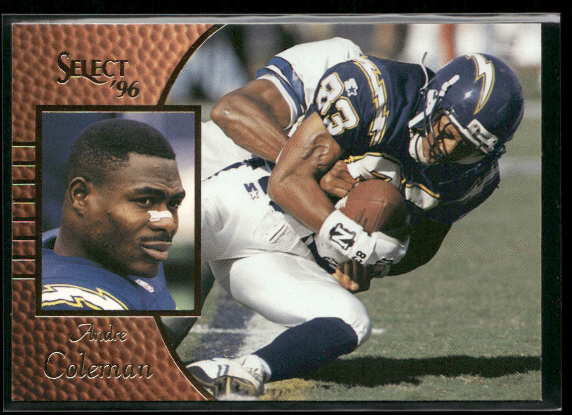 Andre Coleman 1996 Select #90 San Diego Chargers