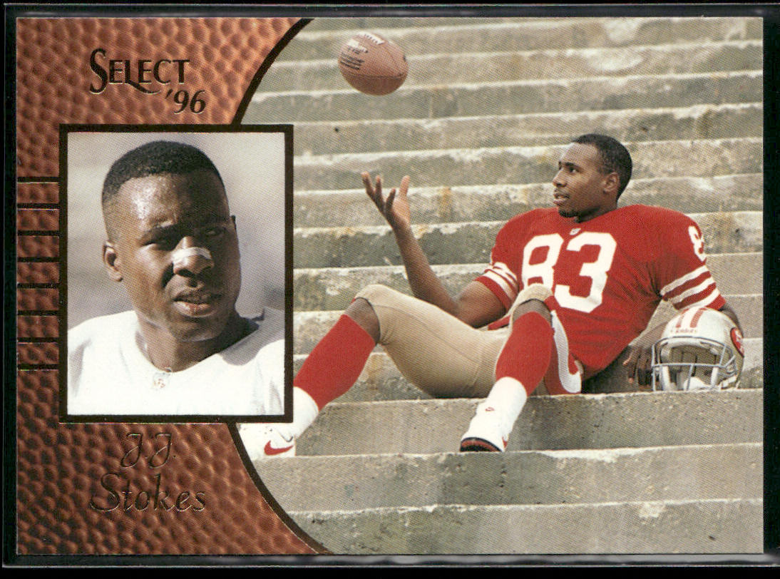 J.J. Stokes 1996 Select #104 San Francisco 49ers