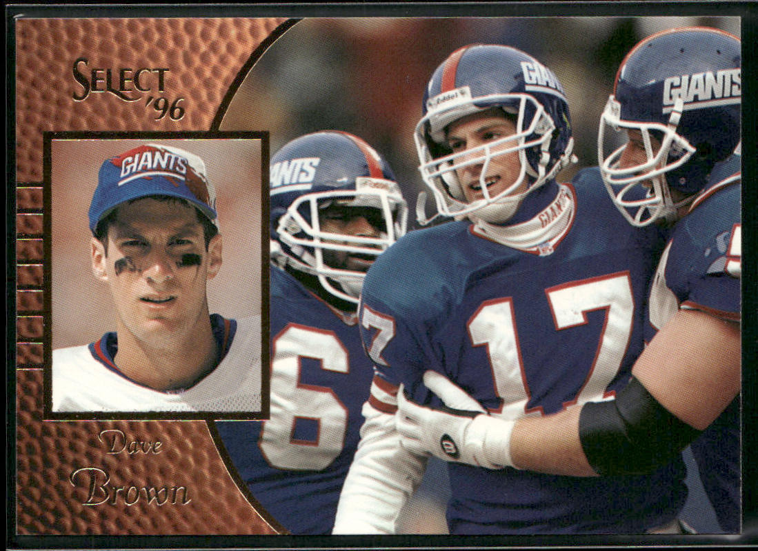 Dave Brown 1996 Select #110 New York Giants