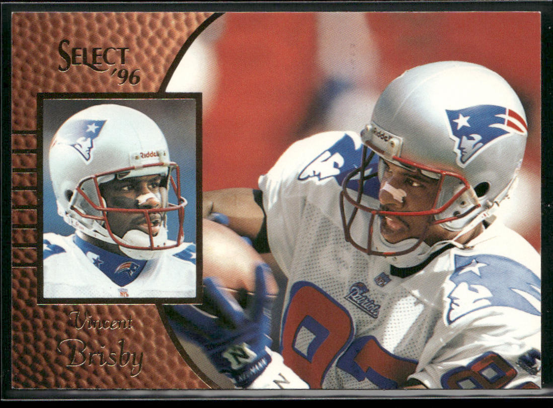 Vincent Brisby 1996 Select #126 New England Patriots