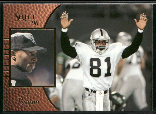 Tim Brown 1996 Select #130 Oakland Raiders