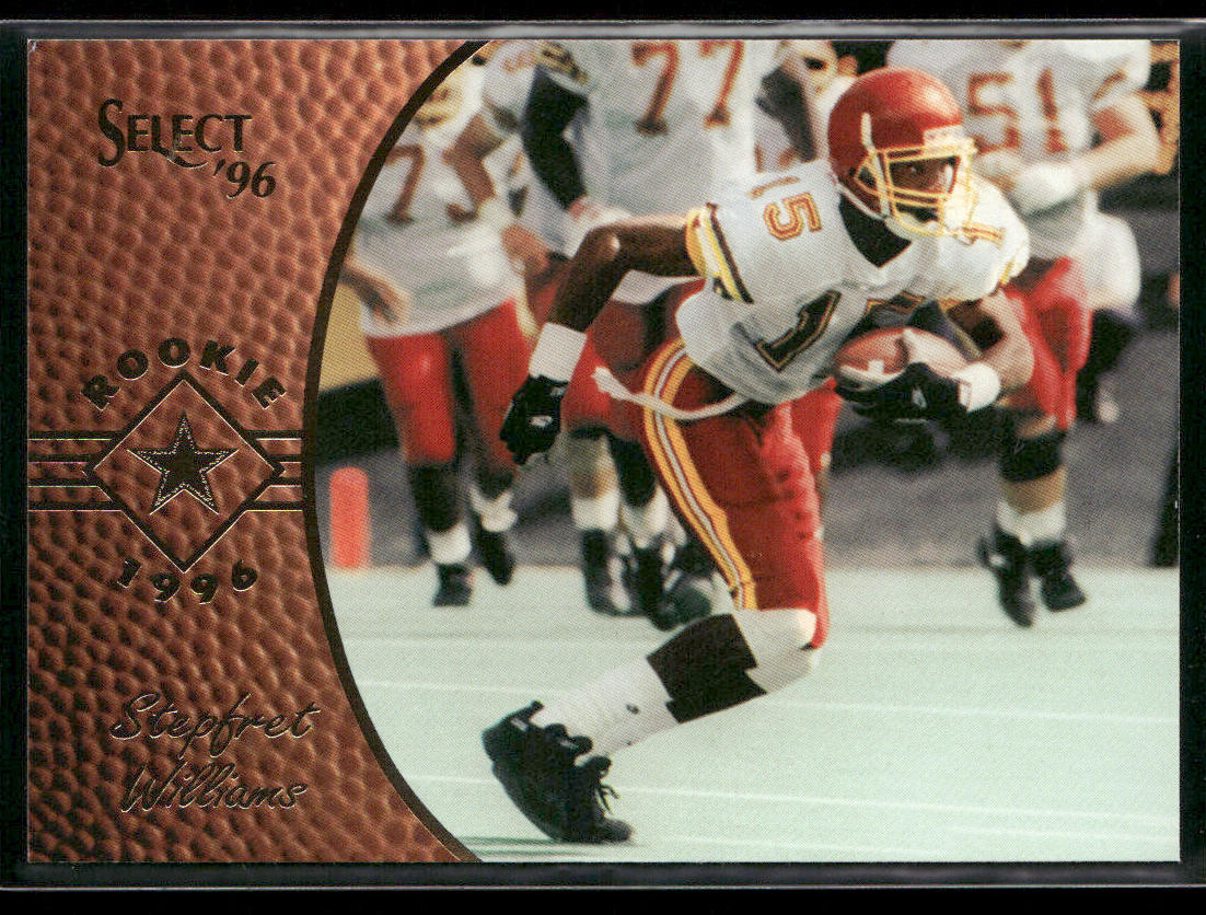 Stepfret Williams 1996 Select #156 RC Dallas Cowboys
