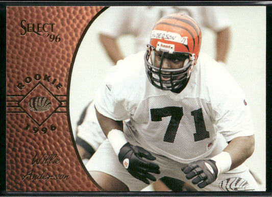 Willie Anderson 1996 Select #159 RC Cincinnati Bengals