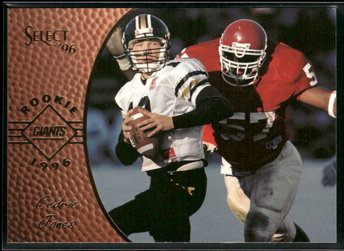 Cedric Jones 1996 Select #166 RC New York Giants