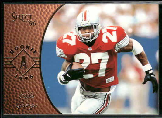 Eddie George 1996 Select #168 RC Houston Oilers