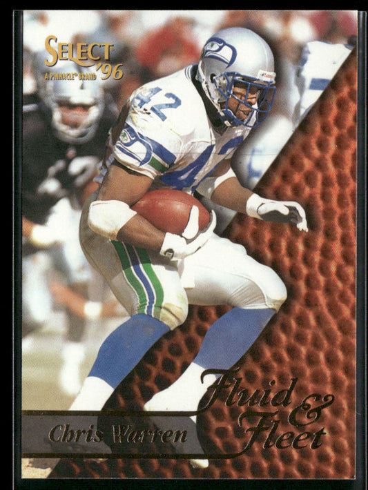 Chris Warren 1996 Select Artist's Proofs #189 Seattle Seahawks