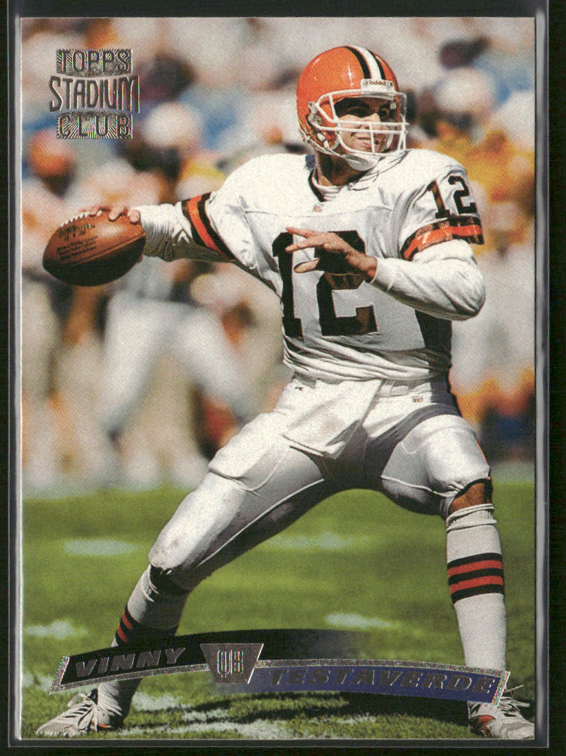 Vinny Testaverde 1996 Stadium Club #4 Baltimore Ravens