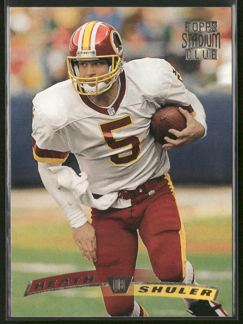 Heath Shuler 1996 Stadium Club #6 Washington Redskins