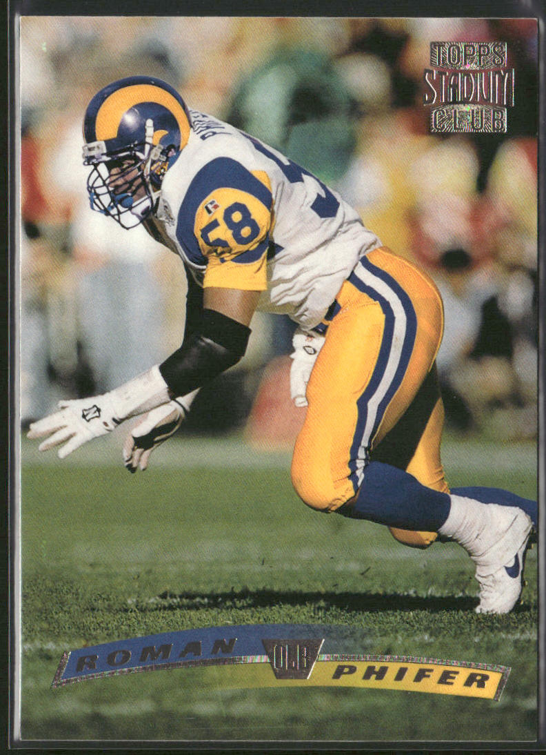 Roman Phifer 1996 Stadium Club #13 St. Louis Rams