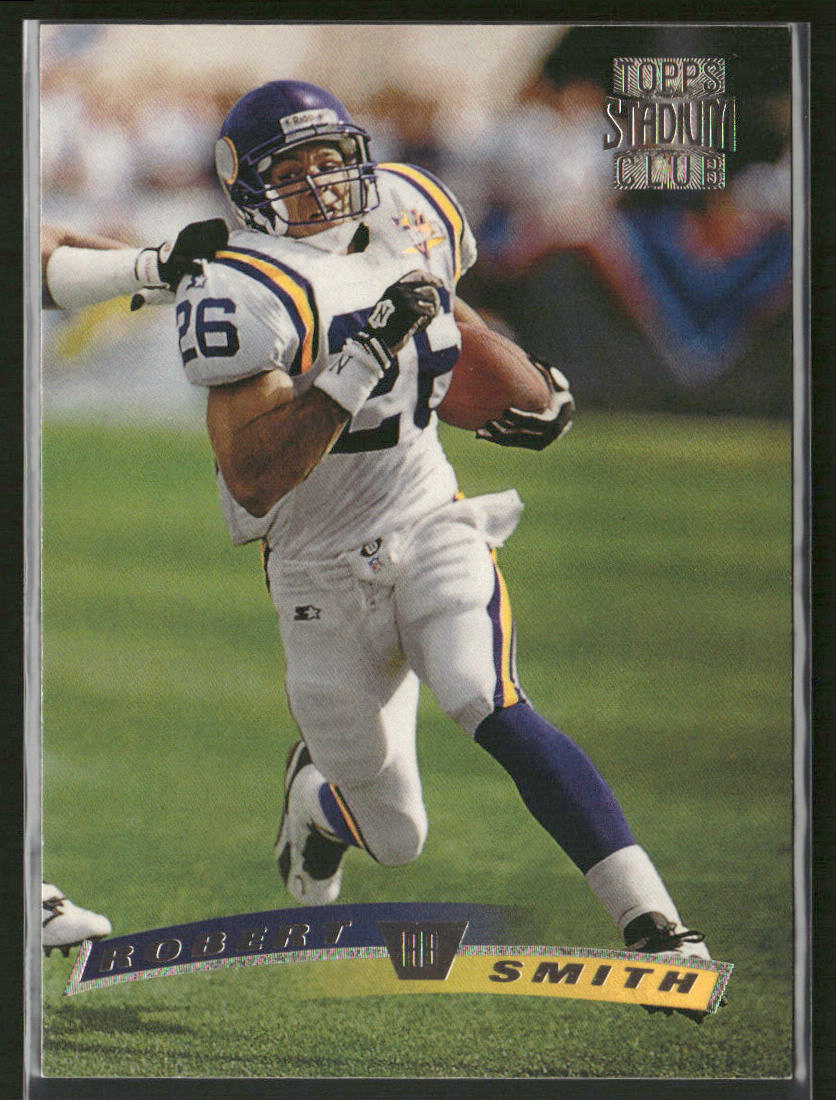 Robert Smith 1996 Stadium Club #16 Minnesota Vikings