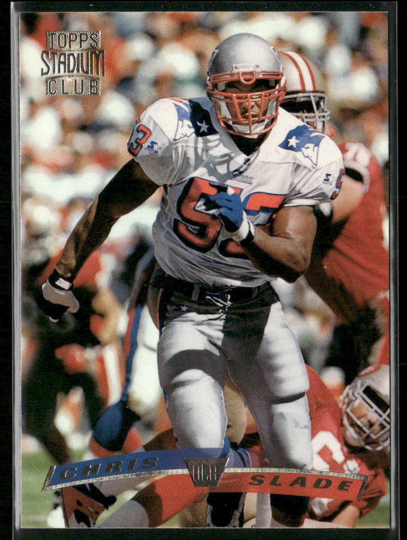 Chris Slade 1996 Stadium Club #53 New England Patriots