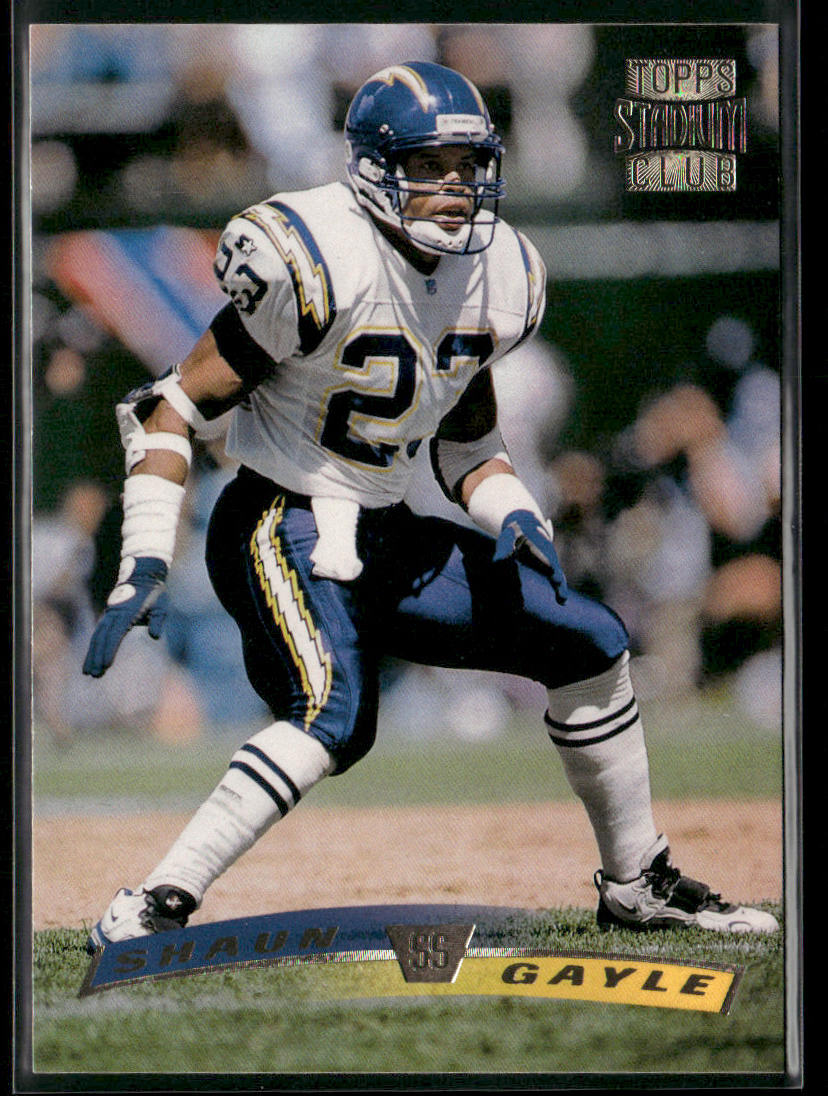 Shaun Gayle 1996 Stadium Club #78 San Diego Chargers