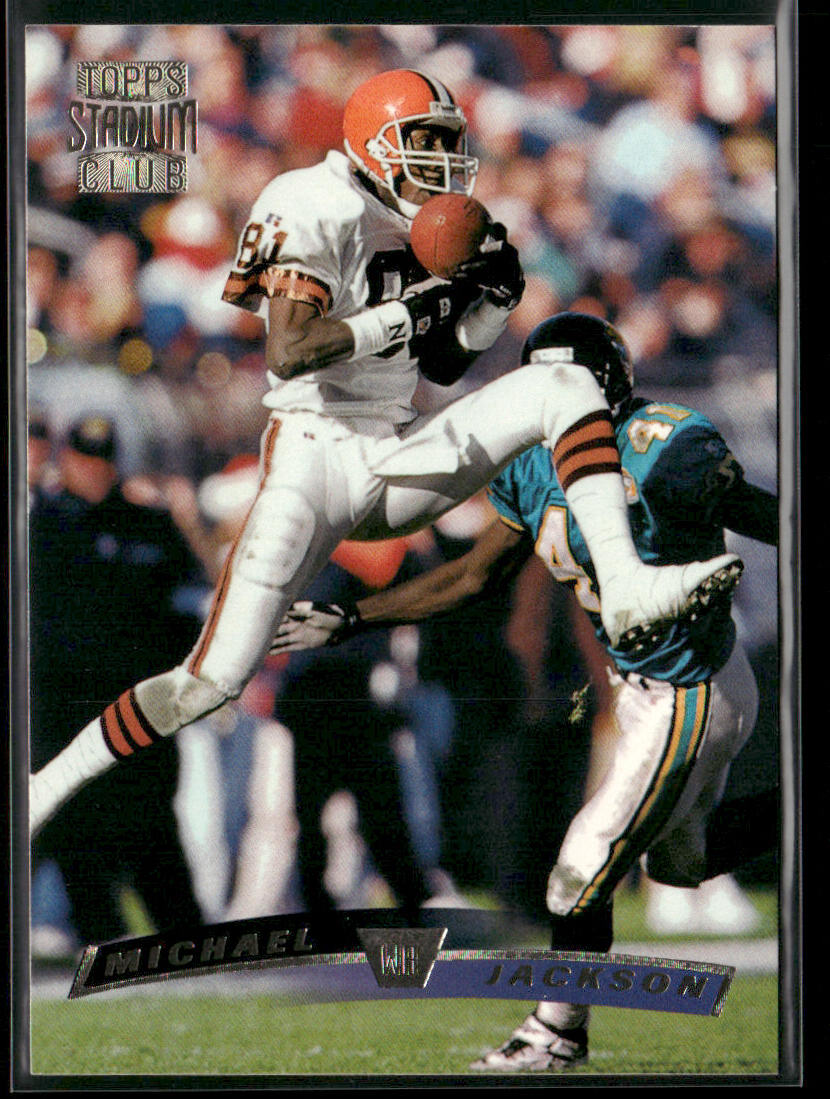Michael Jackson 1996 Stadium Club #81 Baltimore Ravens