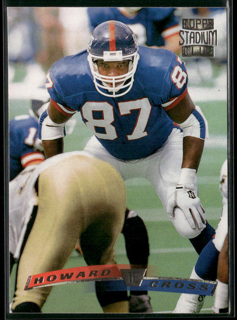 Howard Cross 1996 Stadium Club #106 New York Giants