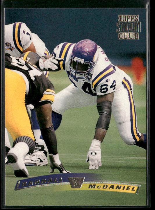 Randall McDaniel 1996 Stadium Club #108 Minnesota Vikings