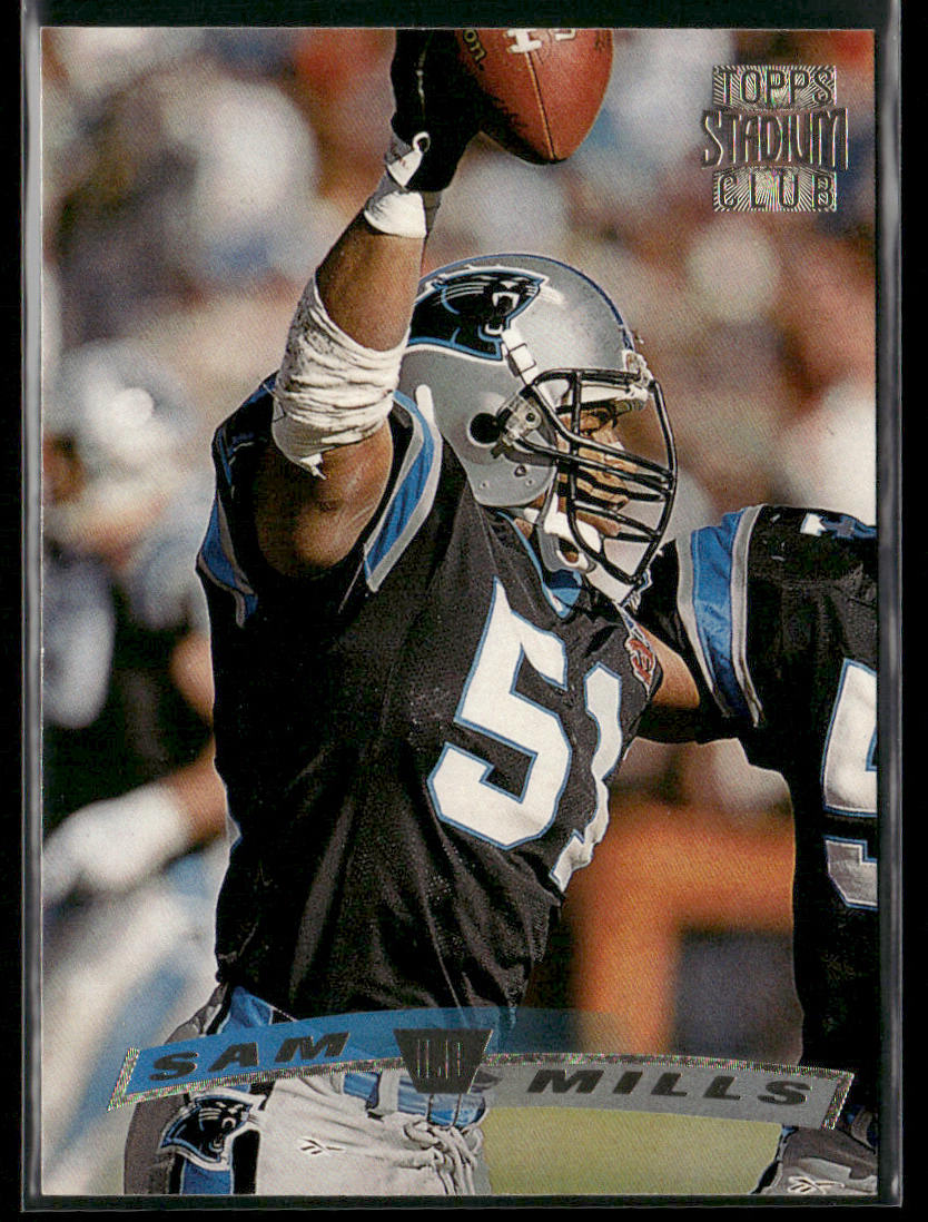 Sam Mills 1996 Stadium Club #123 Carolina Panthers