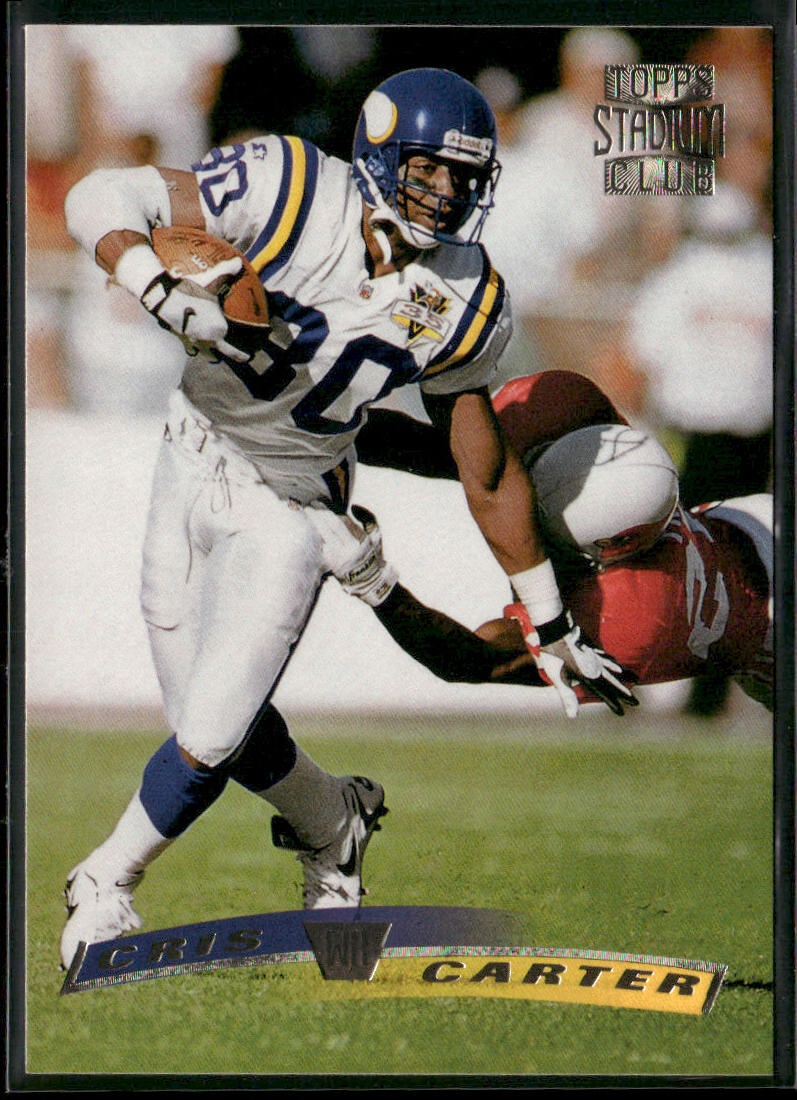 Cris Carter 1996 Stadium Club #130 Minnesota Vikings