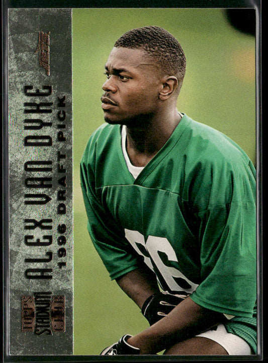 Alex Van Dyke 1996 Stadium Club #141 RC New York Jets