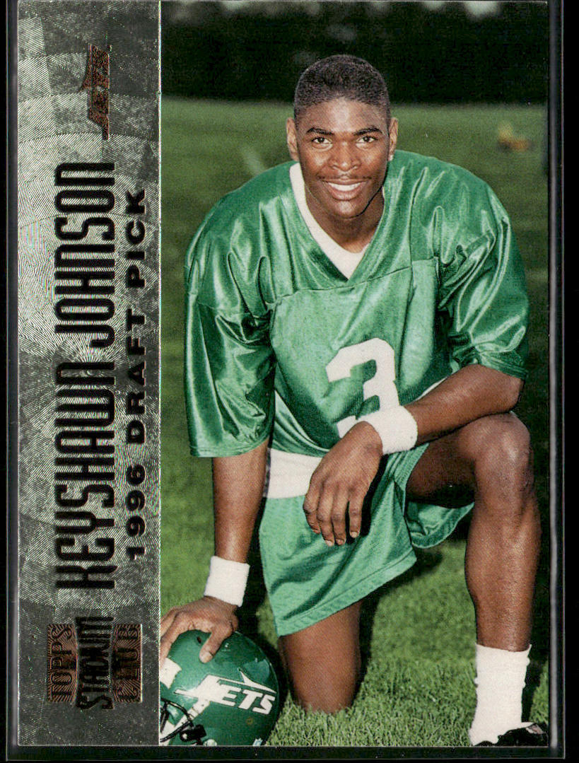 Keyshawn Johnson 1996 Stadium Club #150 RC New York Jets