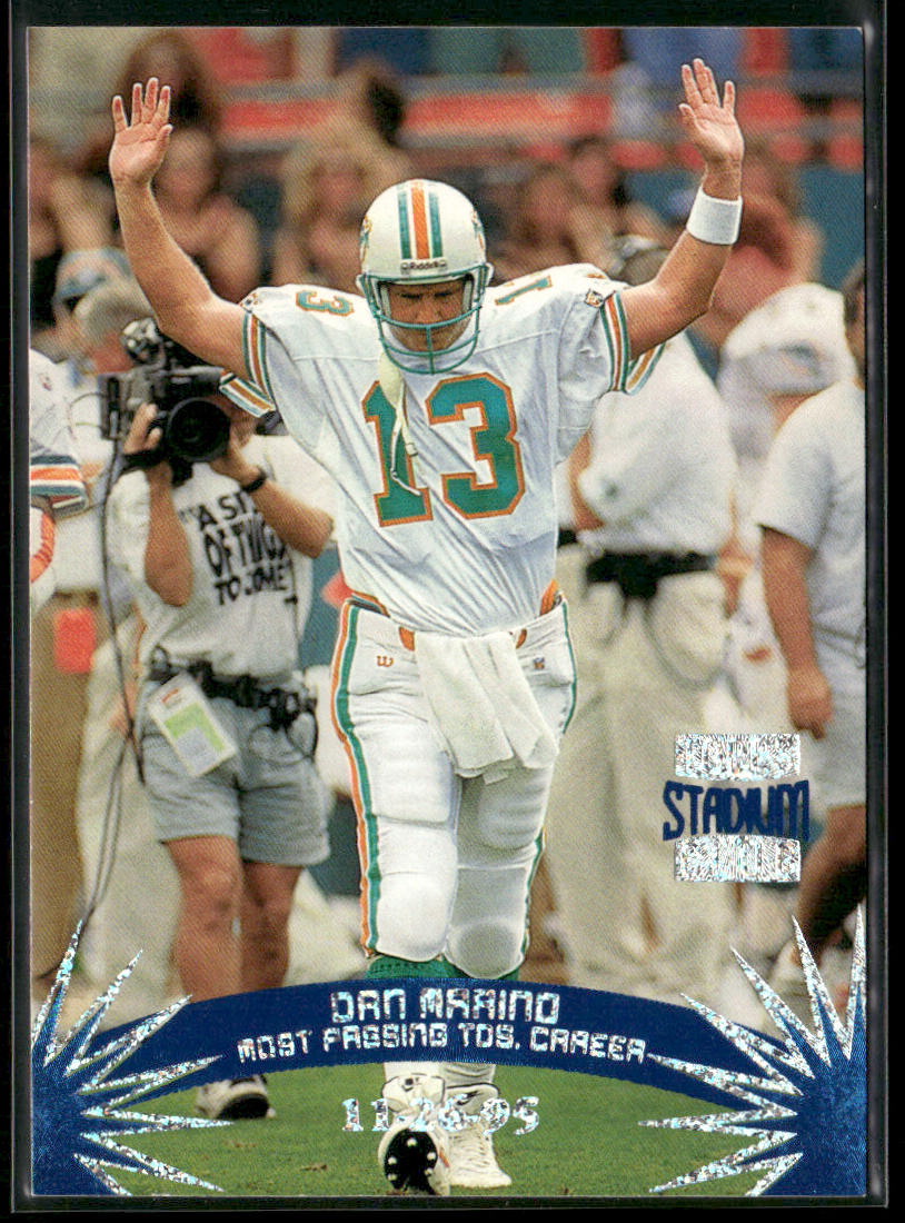 Dan Marino 1996 Stadium Club #155 Miami Dolphins