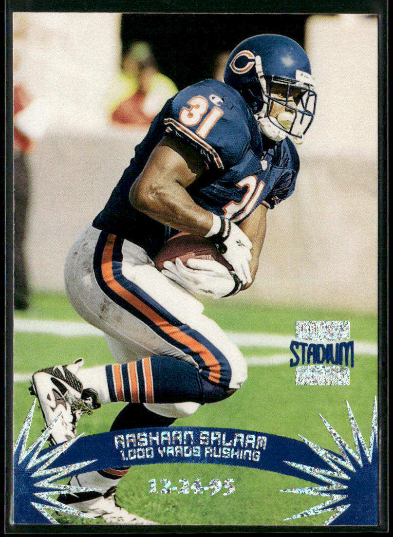 Rashaan Salaam 1996 Stadium Club #156 Chicago Bears