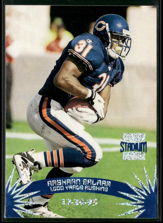 Rashaan Salaam 1996 Stadium Club #156 Chicago Bears