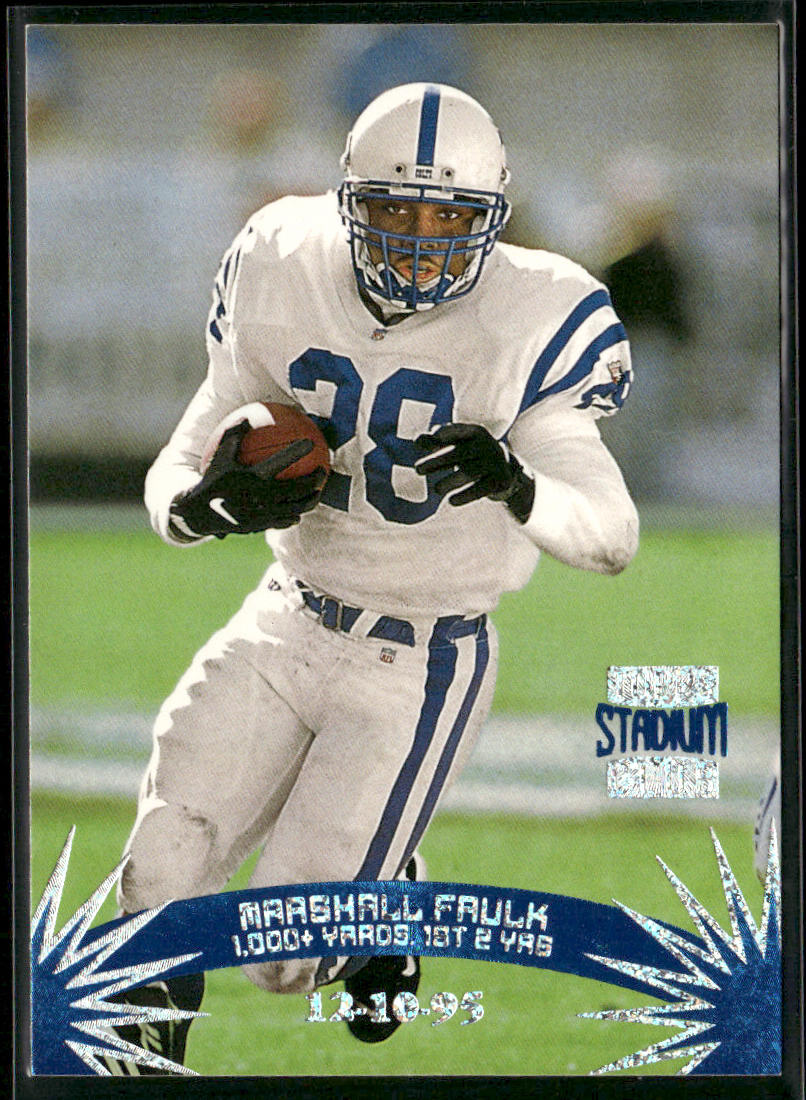 Marshall Faulk 1996 Stadium Club #159 Indianapolis Colts