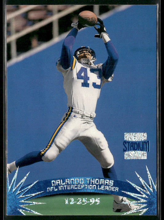 Orlando Thomas 1996 Stadium Club #163 Minnesota Vikings
