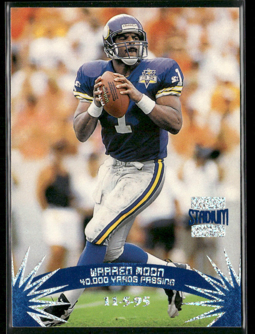 Warren Moon 1996 Stadium Club #167 Minnesota Vikings