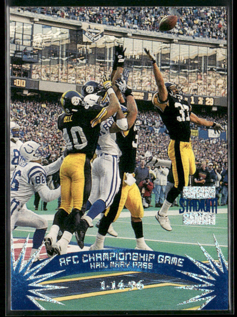 AFC Championship Game 1996 Stadium Club #170