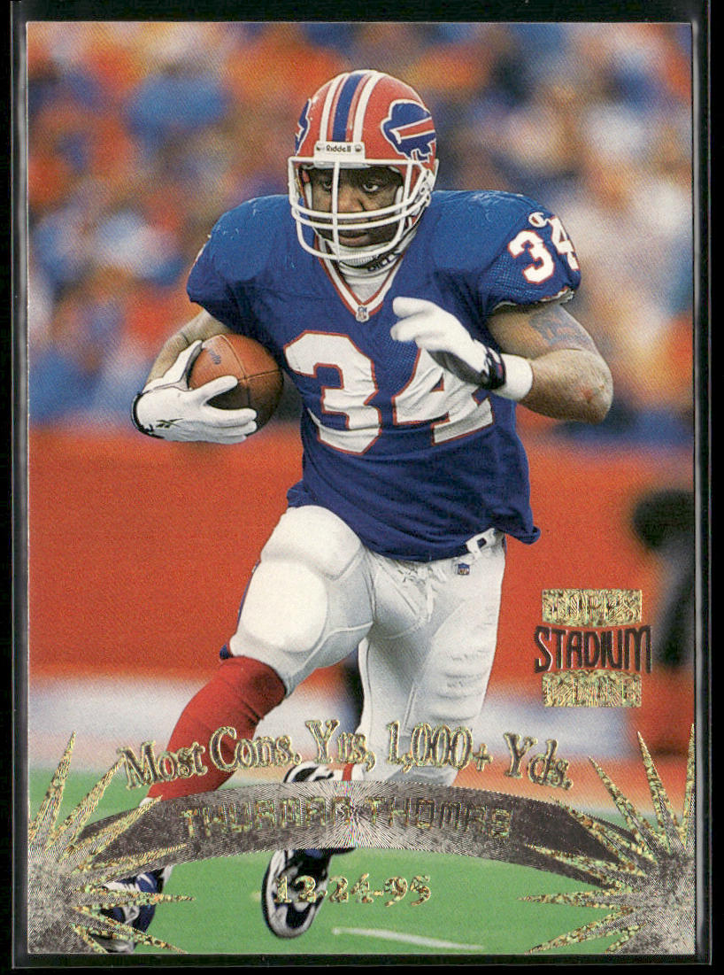 Thurman Thomas 1996 Stadium Club #177 Buffalo Bills